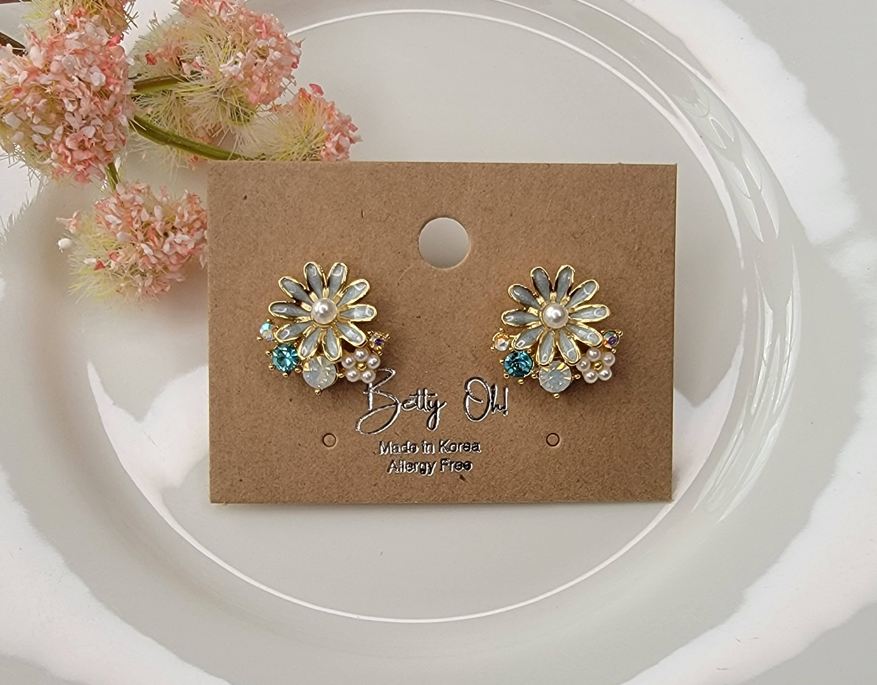 Floral Post Earrings