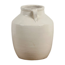 Load image into Gallery viewer, Creamy White Vase with Two Handles
