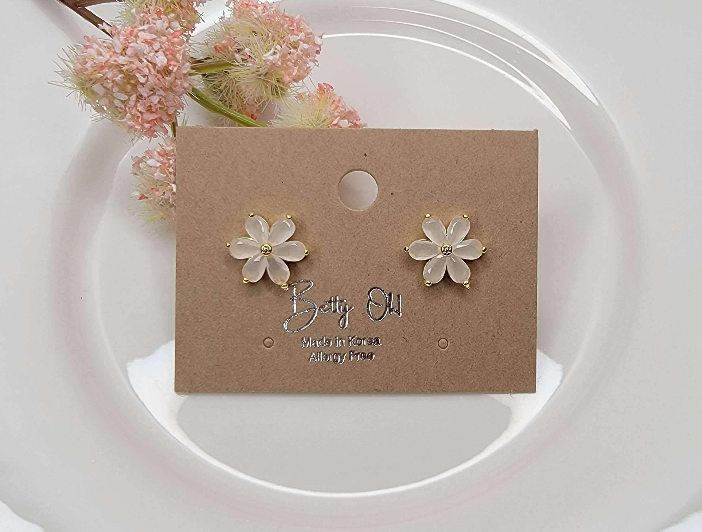 Flower Post Earrings