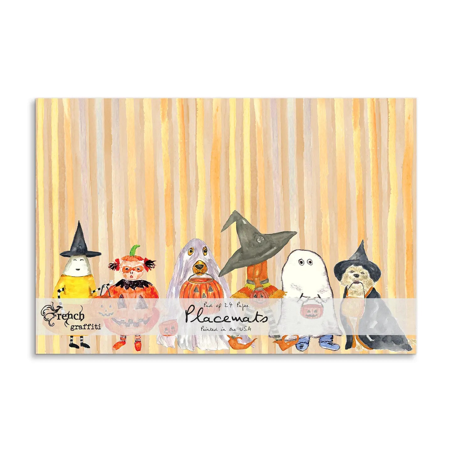 Halloween Paper Placemats, Set of 24