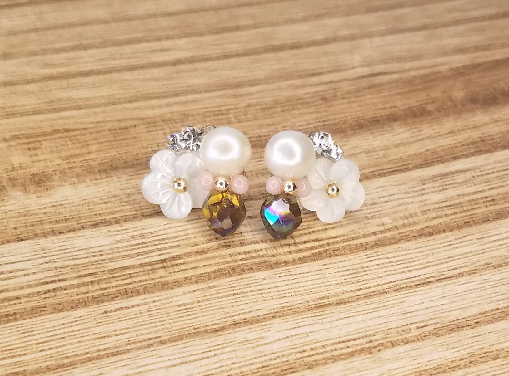 Handmade Mini Sea Shell Earrings