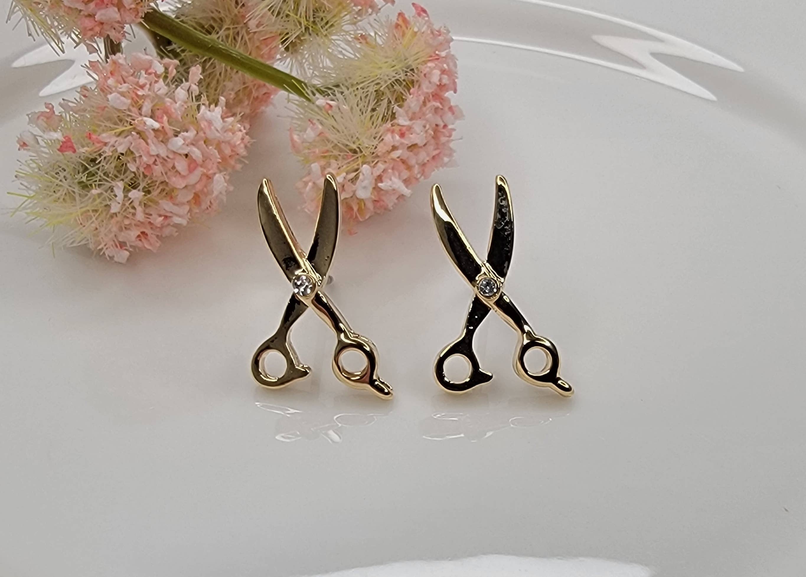 Scissor Post Earrings