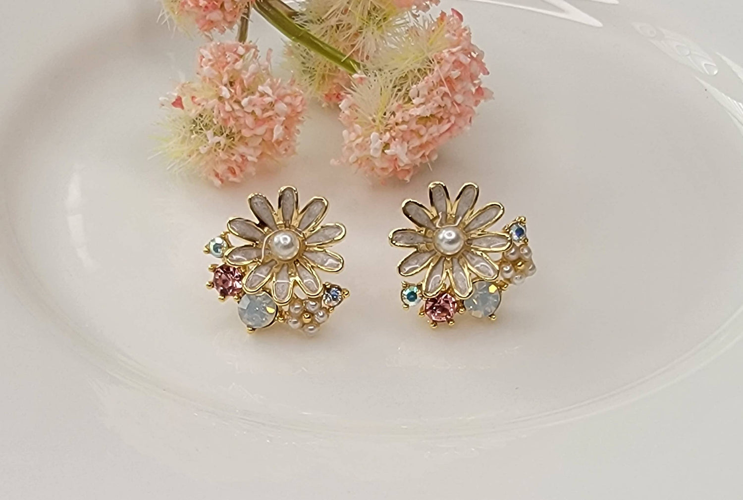 Floral Post Earrings