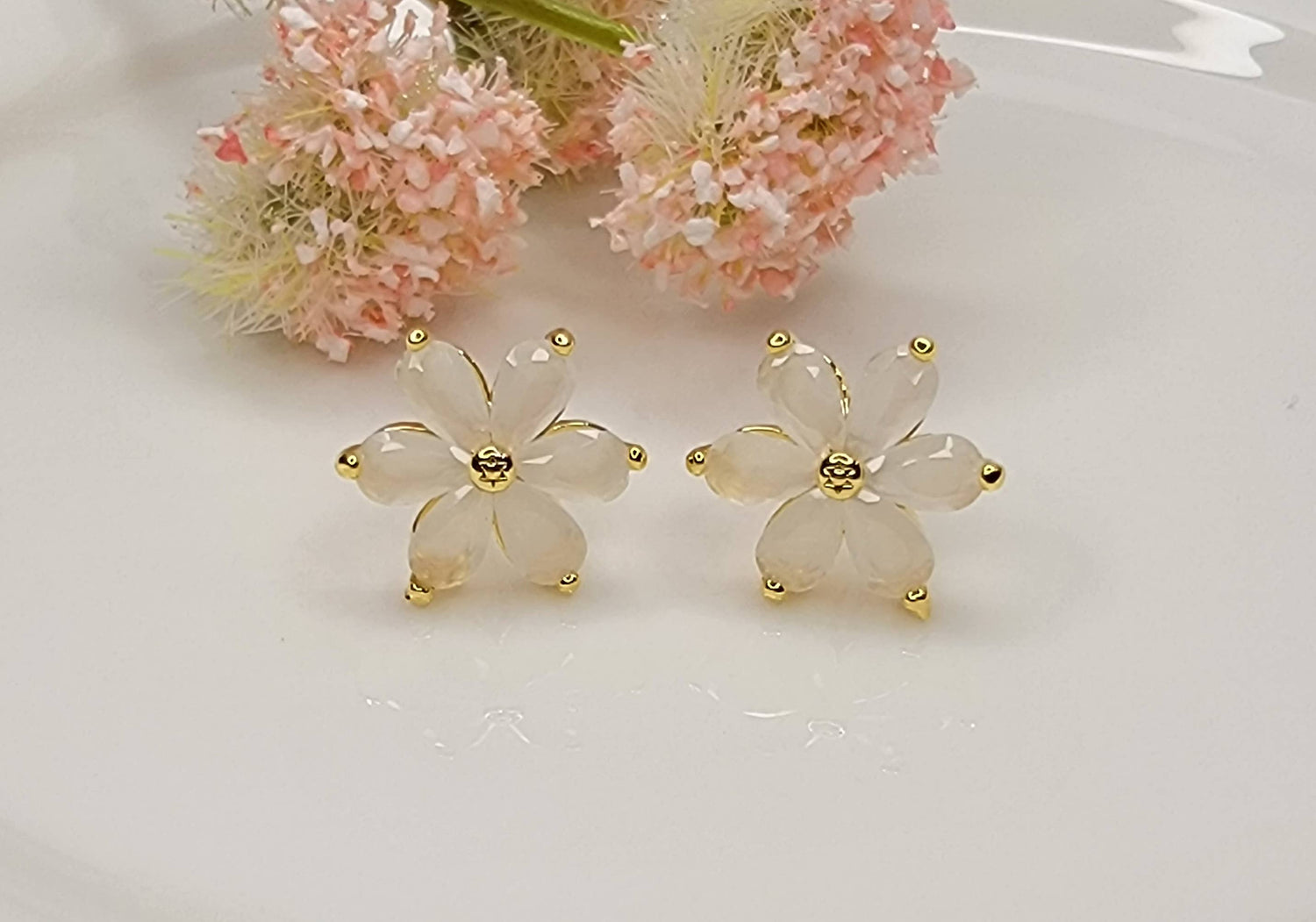 Flower Post Earrings