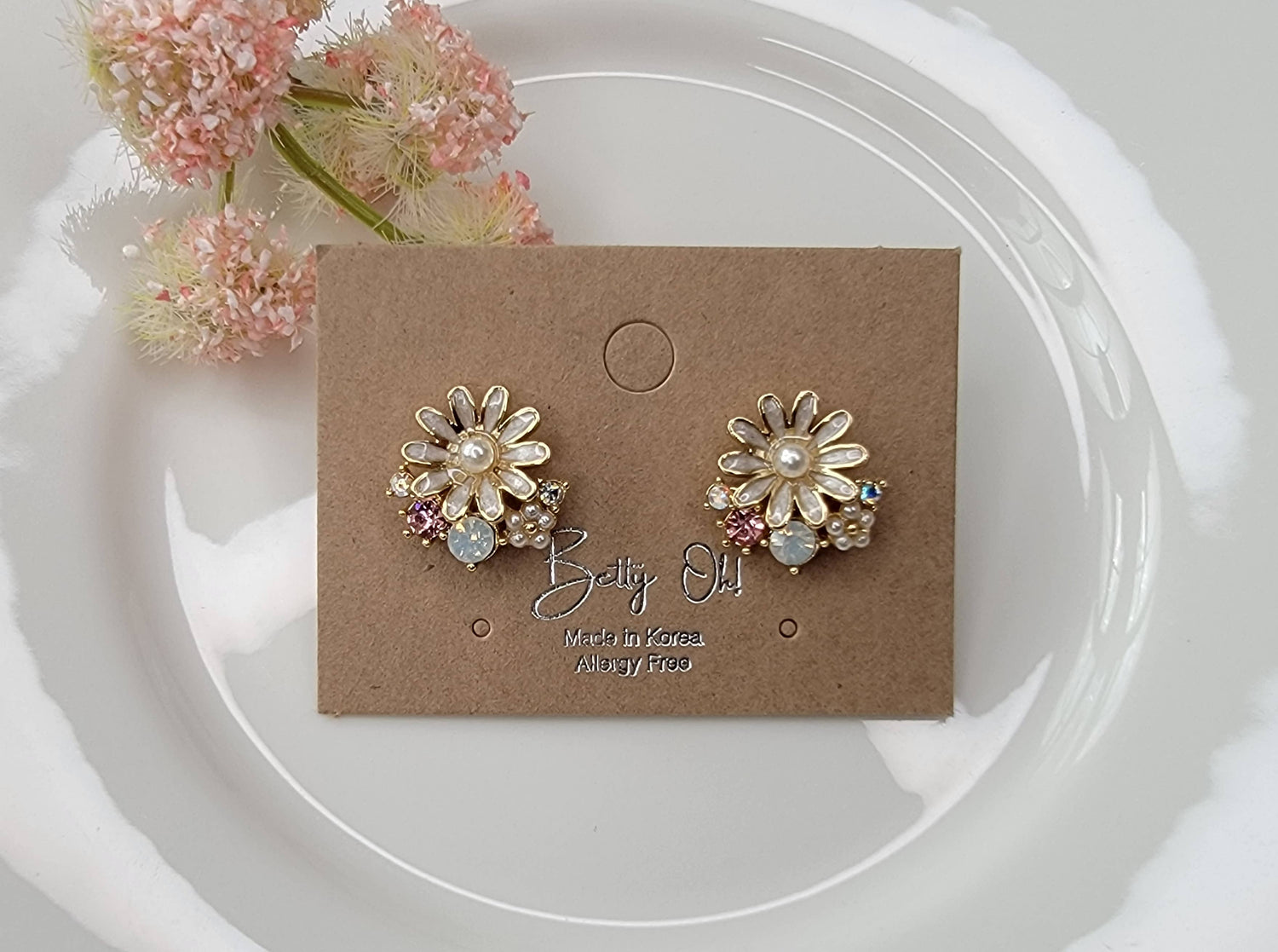 Floral Post Earrings