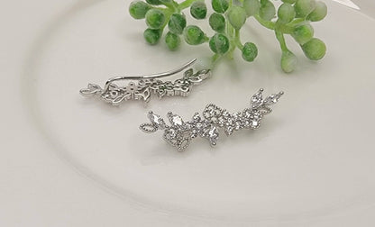 Cz Ear Crawler Earrings