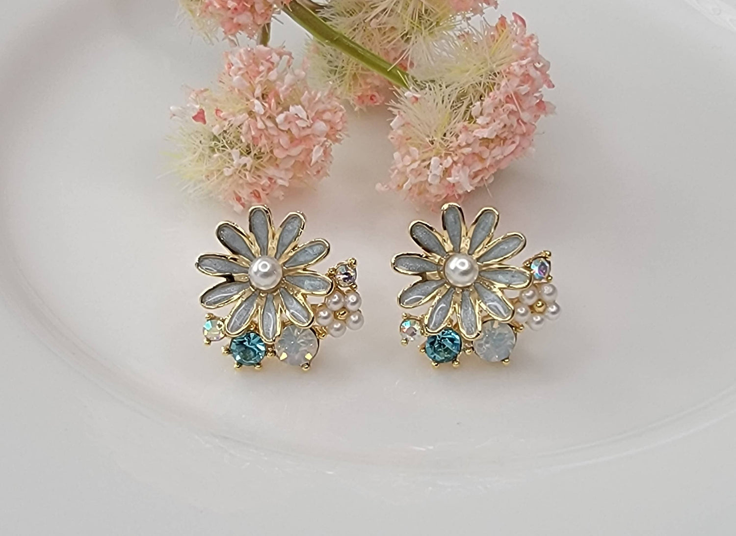 Floral Post Earrings