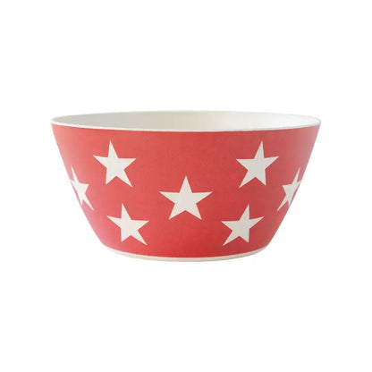 Red Star Reusable Bamboo Bowl