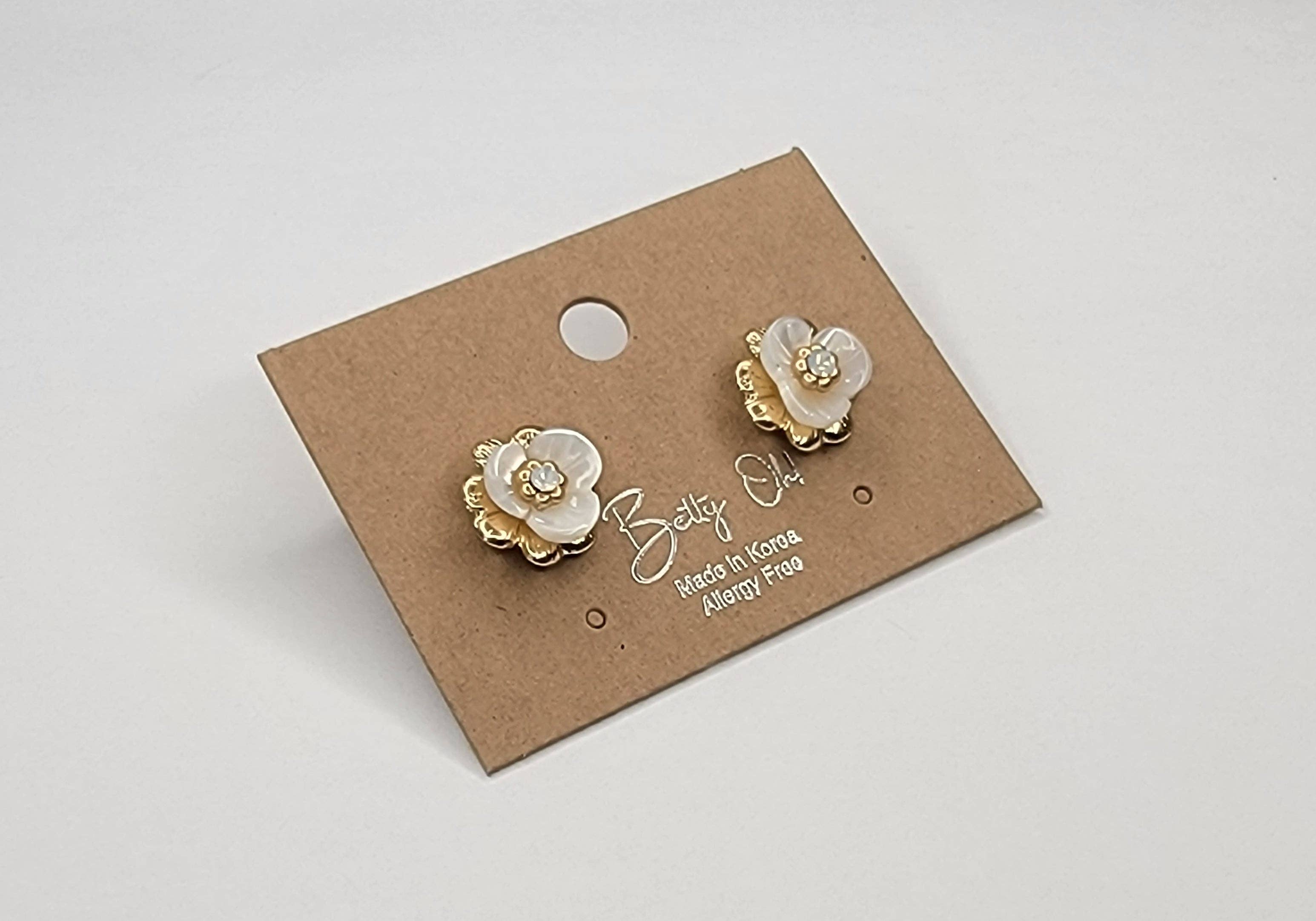 Sea Shell Flower Earrings