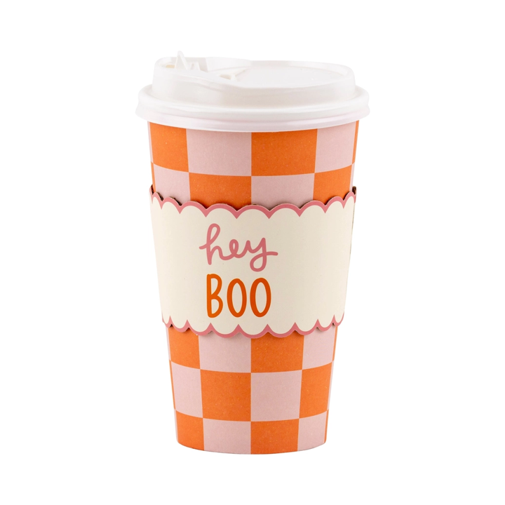 Pink &amp; Orange To-Go Cups