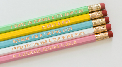 Charming &amp; Cheeky Pencil Set