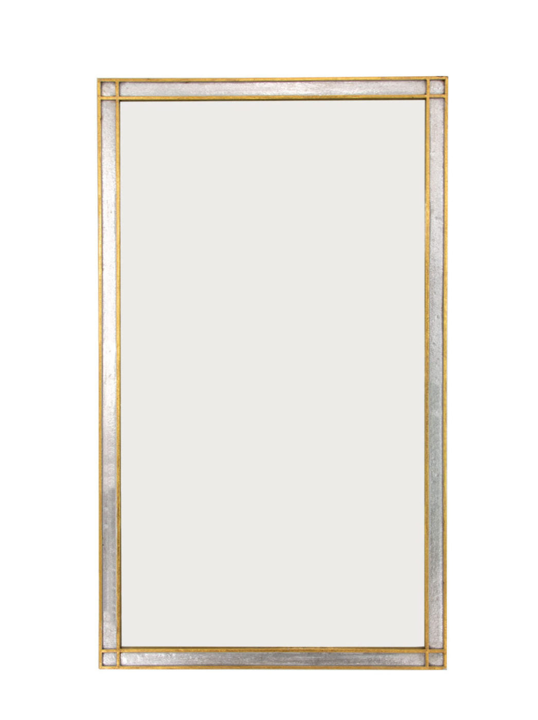 Mixed Metals Mirror - Silver and Gold