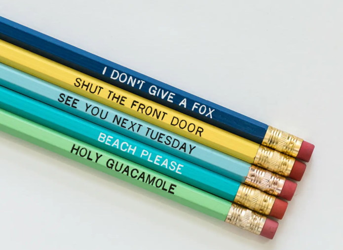 Charming &amp; Cheeky Pencil Set