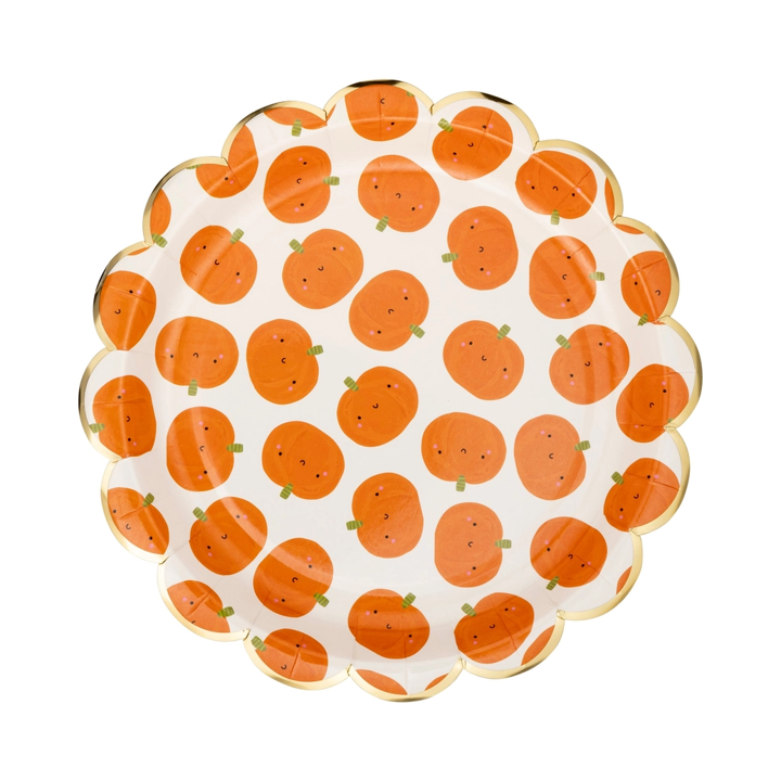 Scatter Pumpkin Plates