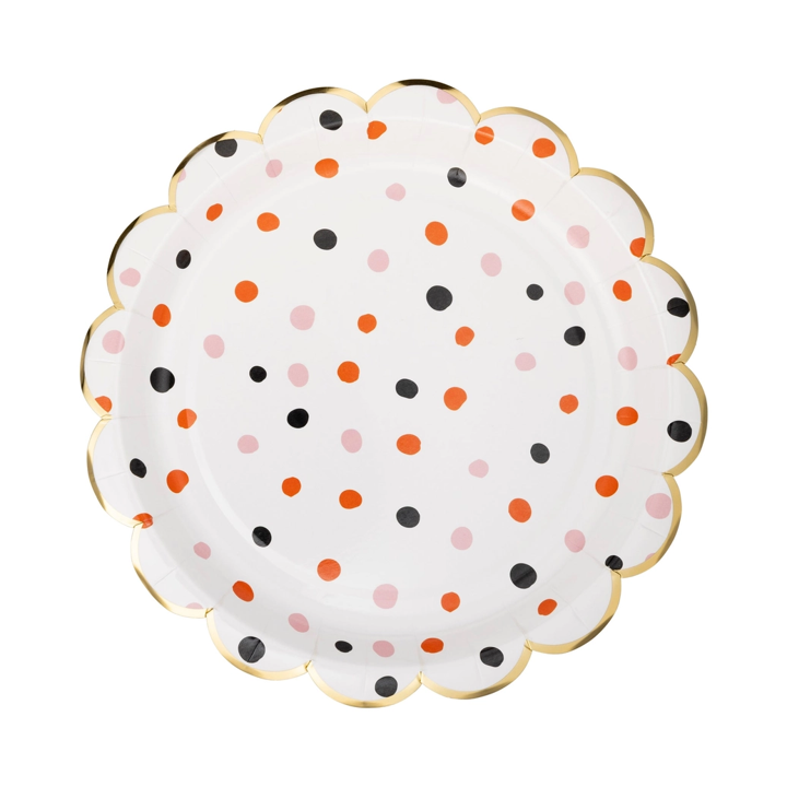 Halloween Dots Plate