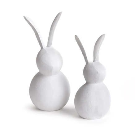 Bunny Garden Sculptures, Set of 2