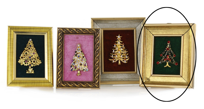 Framed Jewelry Trees, 4 Styles