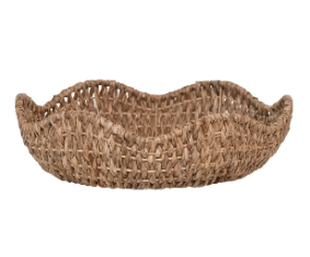 Scalloped Edge Round Basket