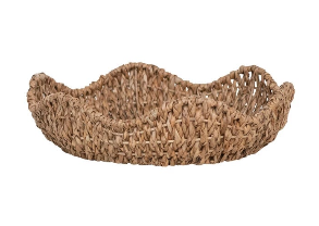 Scalloped Edge Round Basket