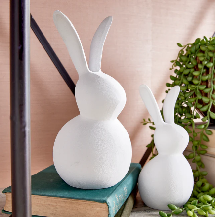 Bunny Garden Sculptures, Set of 2