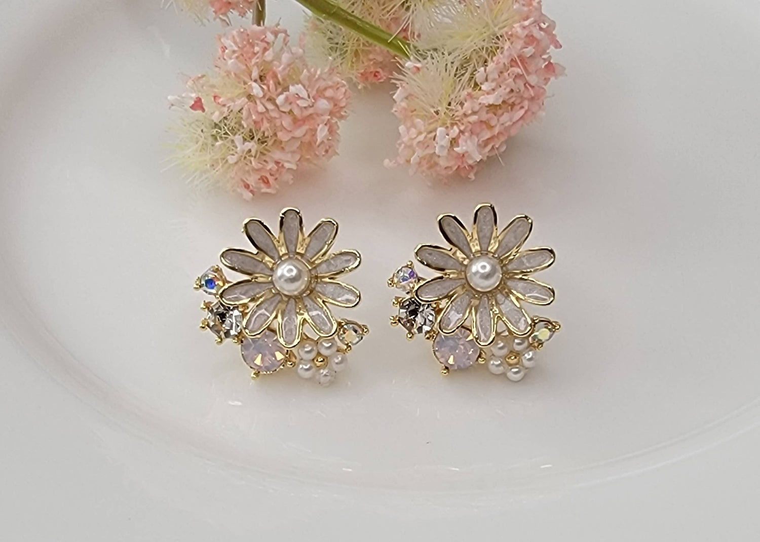 Floral Post Earrings