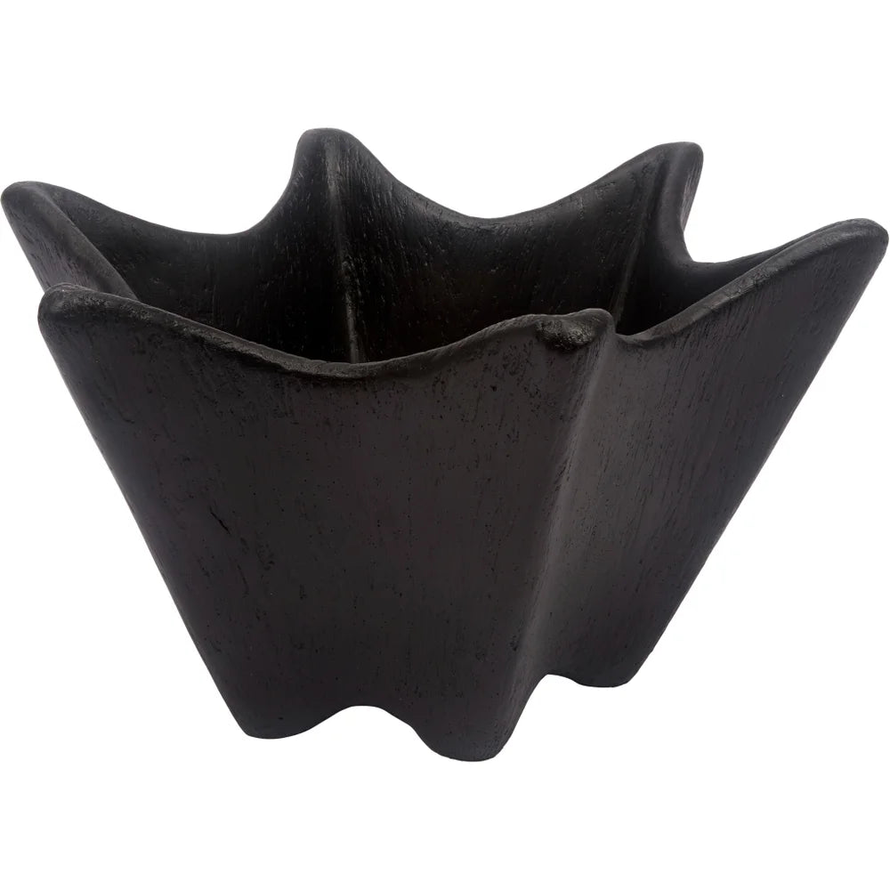 Khai Black Gesso Decorative Bowl