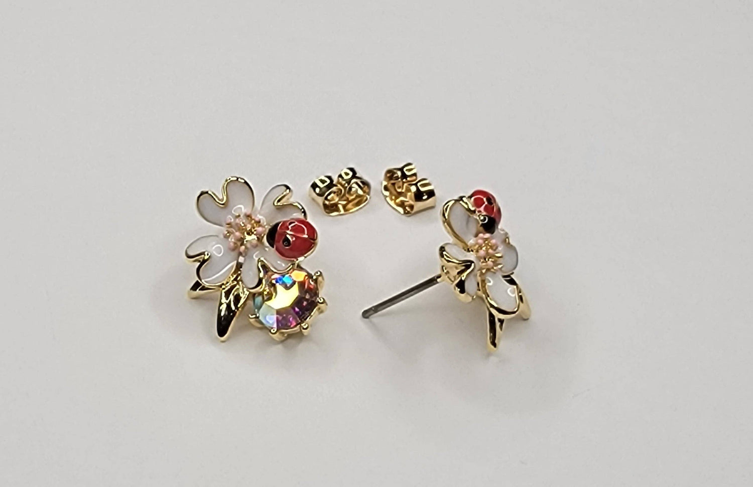 Lady Bug Post Earrings