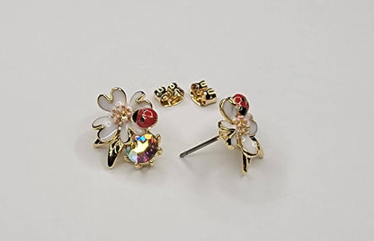 Lady Bug Post Earrings