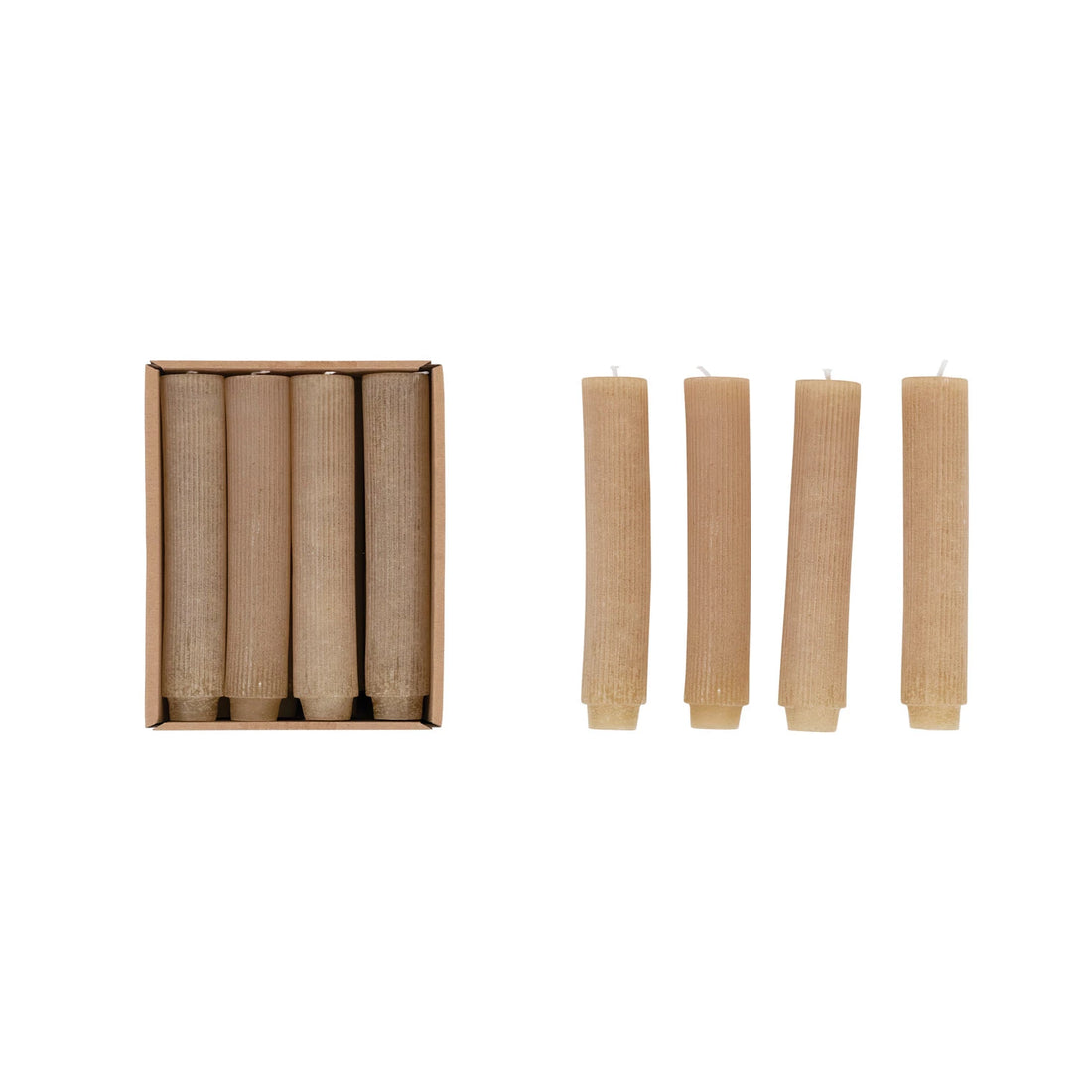 Pleated Taper Candles