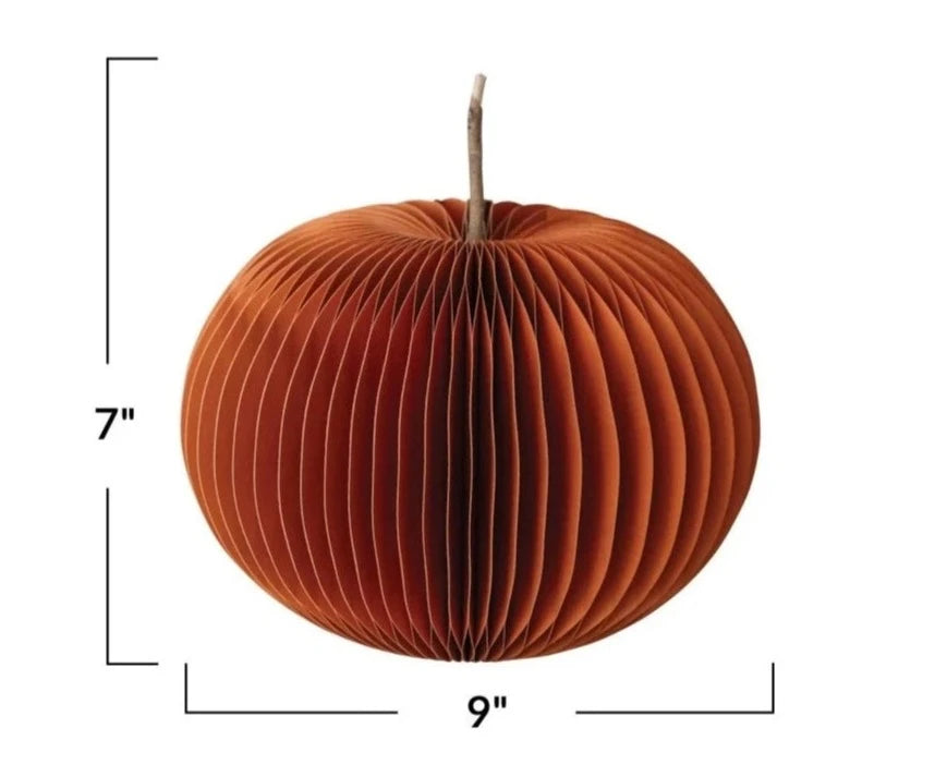 Folding Paper Pumpkins