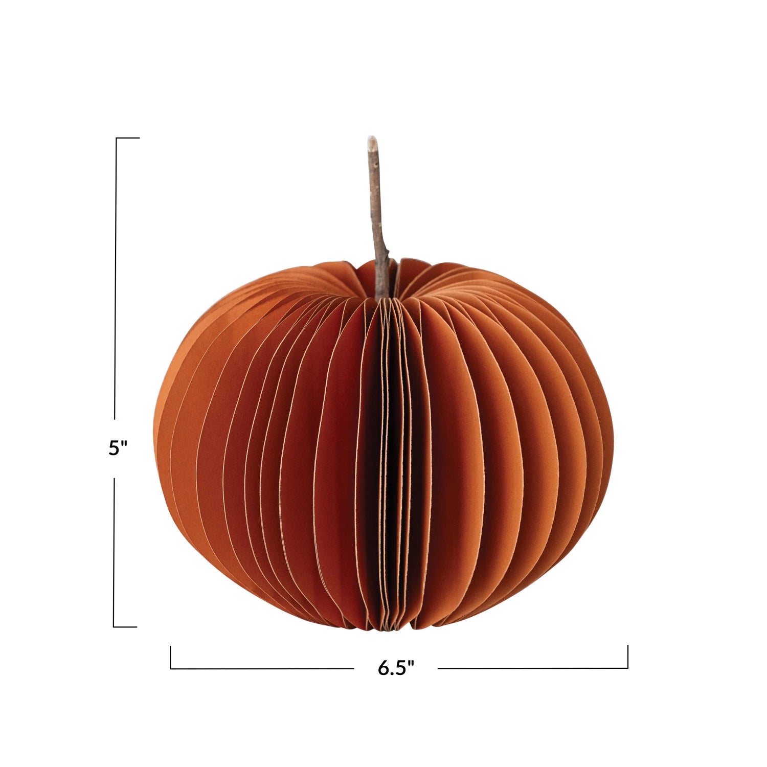 Folding Paper Pumpkins