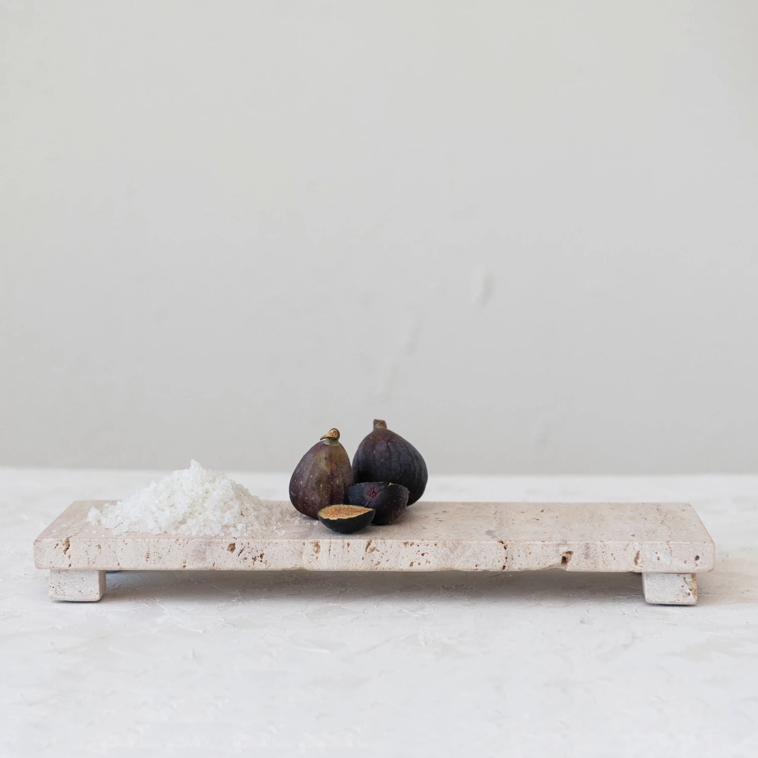 Travertine Footed Serving Board