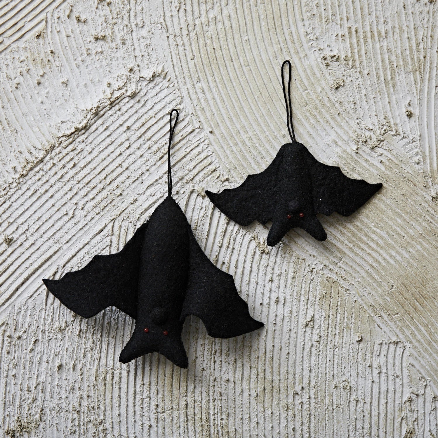 Handmade Hanging Wool Bats