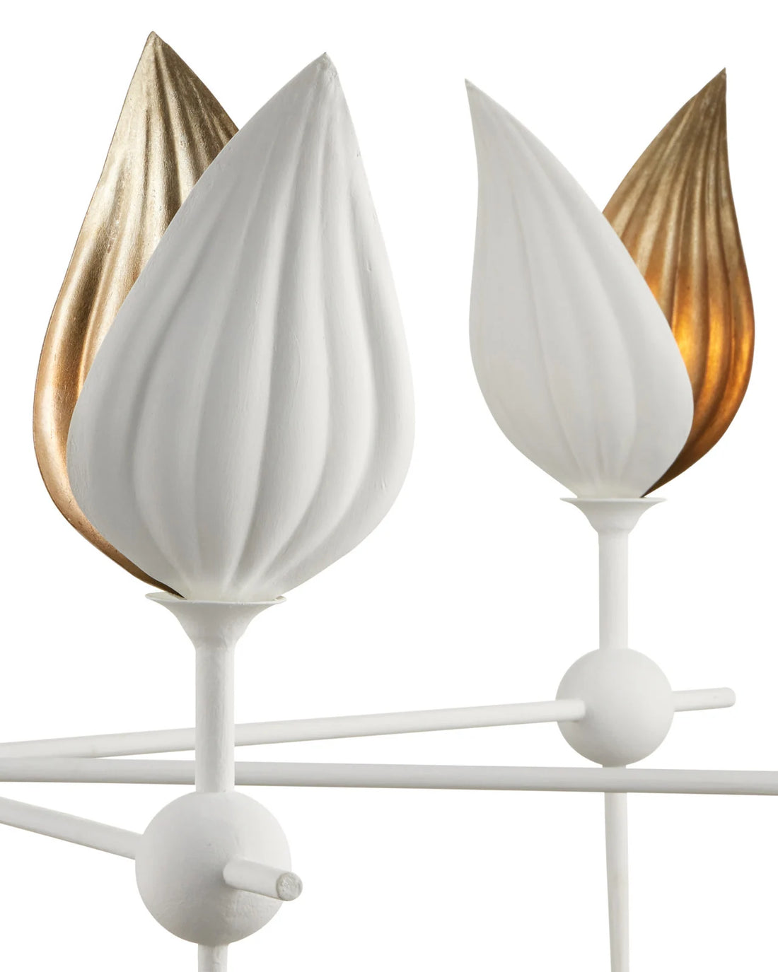 Peace Lily White Chandelier