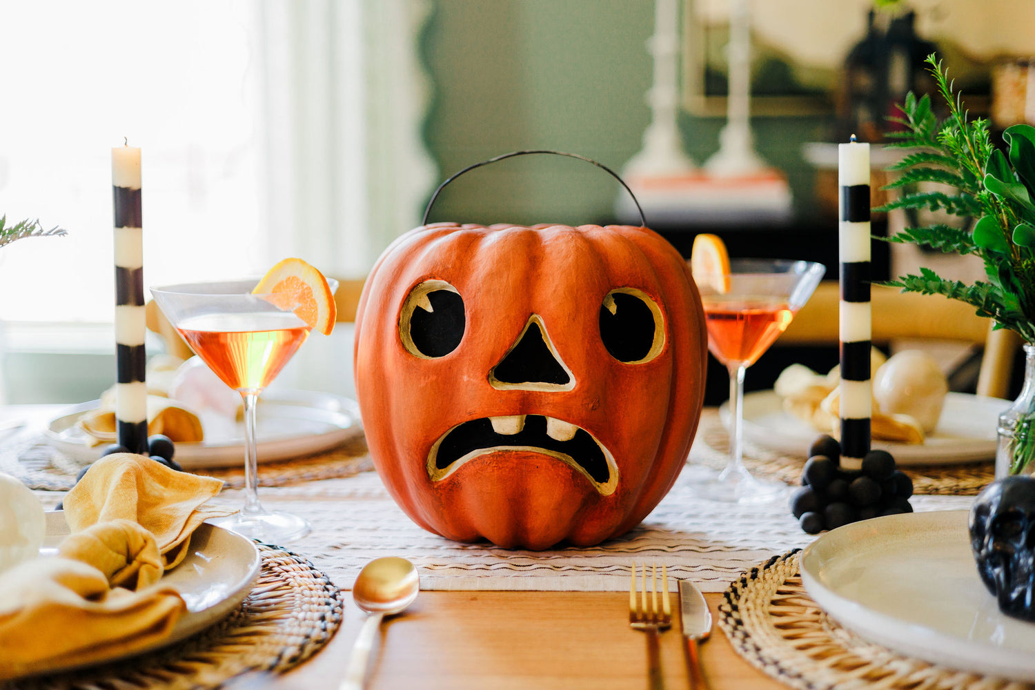 Jack-O-Lantern Candy Basket