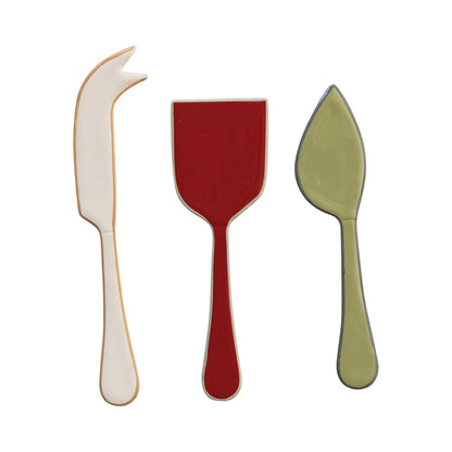 Holiday Cheese Servers, set of 3