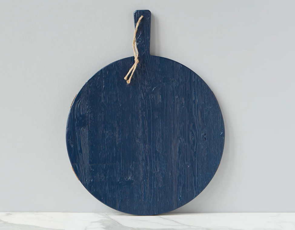 Navy Round Mod Charcuterie Board