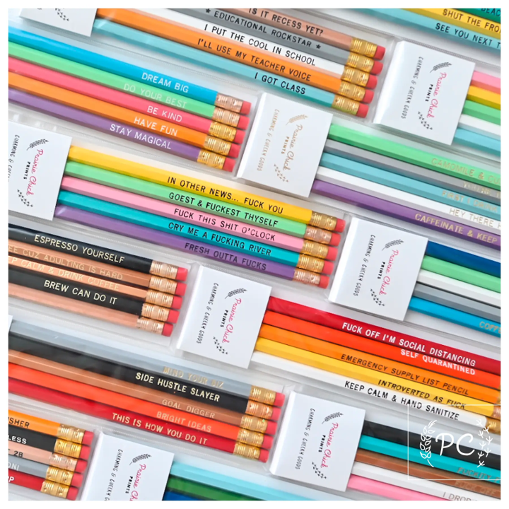 Charming &amp; Cheeky Pencil Set